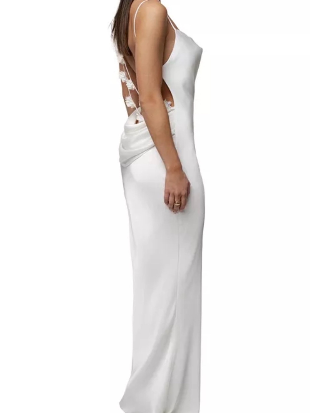 JLUXLABEL
Women's Down The Aisle Satin Gown - Picture 10 of 12